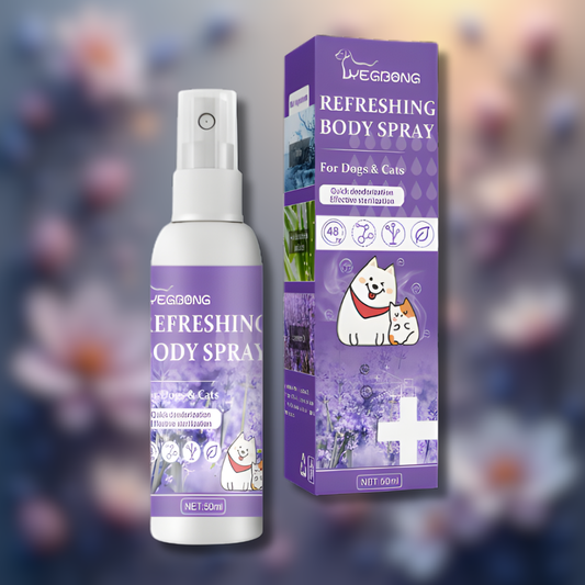 Spray Desodorizador para Mascotas.